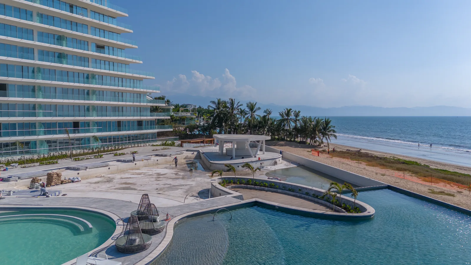Amancay a la orilla del mar en Flamingos, Nuevo Vallarta